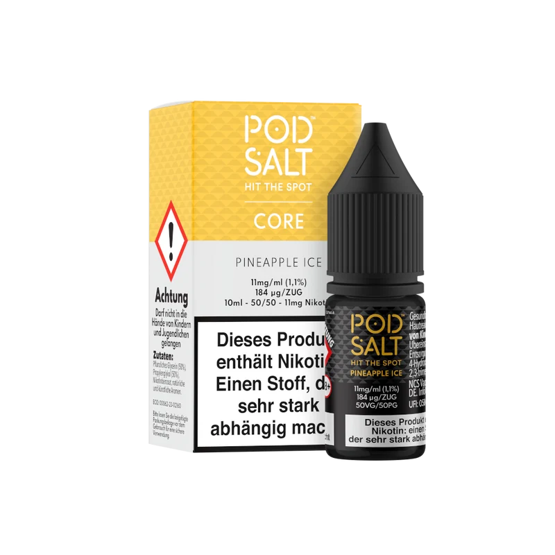 Pod Salt Core Pineapple Ice Nikotinsalz Liquid – Ananas & Ice 10ml