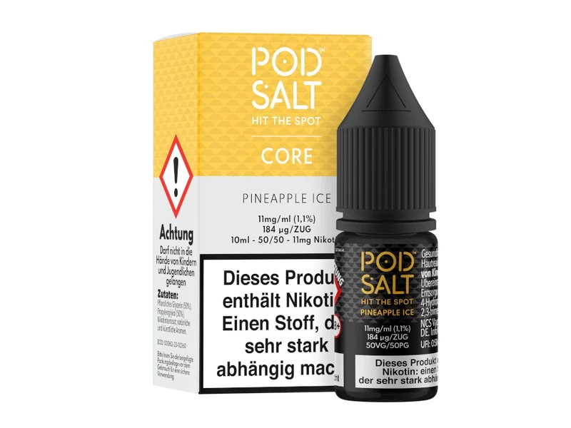Pod Salt Core Pineapple Ice Nikotinsalz Liquid – Ananas & Ice 10ml