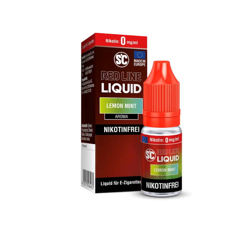 SC Red Line Lemon Mint Nikotinsalz Liquid – Zitrone & Minze (10 ml)