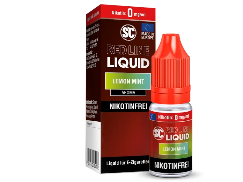 SC Red Line Lemon Mint Nikotinsalz Liquid – Zitrone & Minze (10 ml)