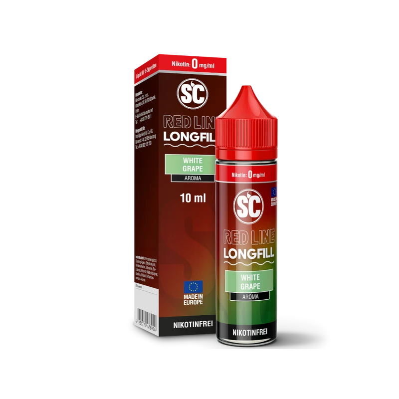 SC Red Line White Grape Longfill Aroma – 10 ml Konzentrat für 60 ml