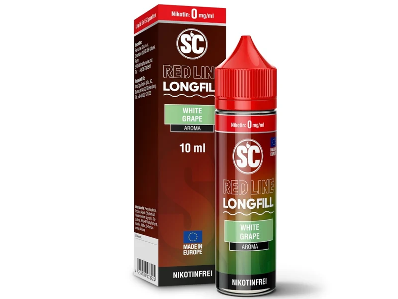 SC Red Line White Grape Longfill Aroma – 10 ml Konzentrat für 60 ml