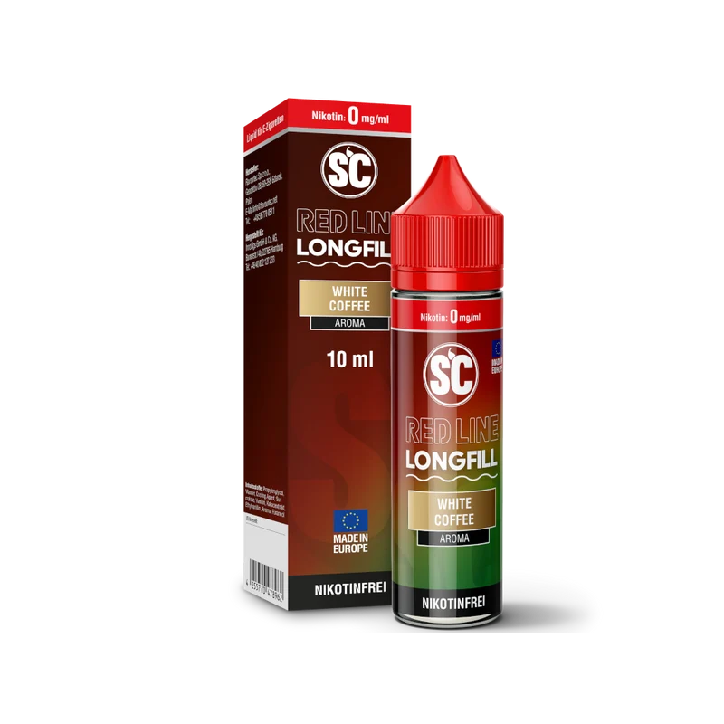 SC Red Line White Coffee Longfill Aroma – 10 ml Konzentrat in 60 ml Flasche
