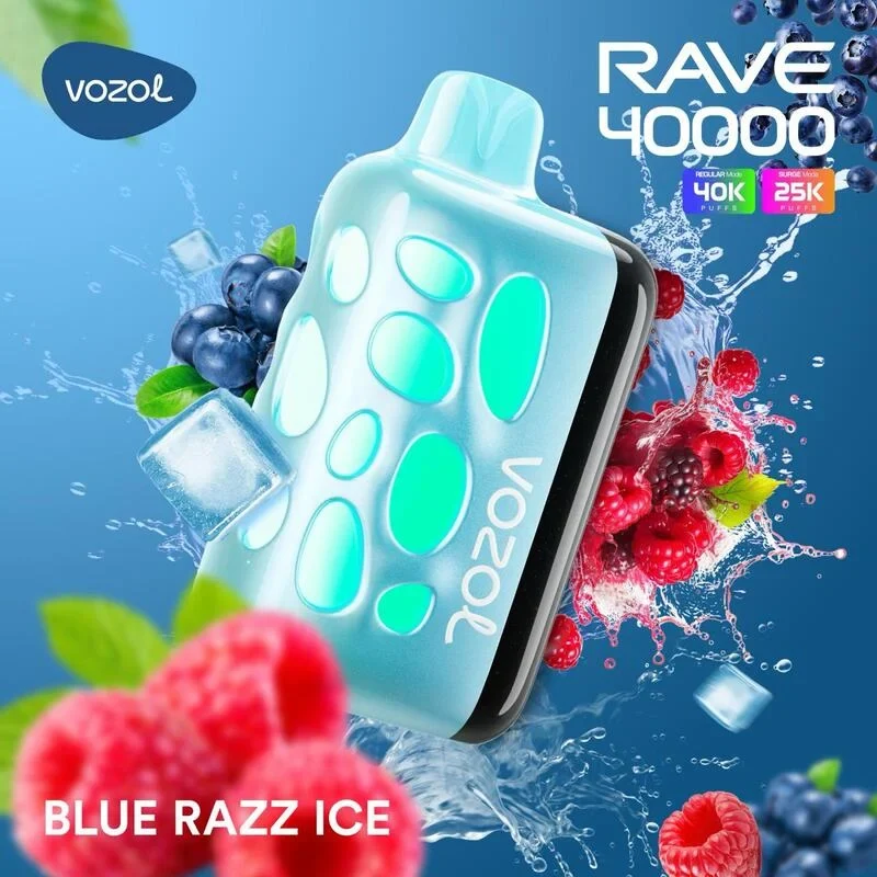 Vozol Rave 40000 40K Puffs Wiederaufladbares Einweg Kit - 💥 Nehme 4 Zahle NUR 3! + Ab einem Einkauf von 100€ 2 Mystery Gratis💥