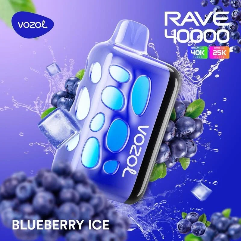 Vozol Rave 40000 40K Puffs Wiederaufladbares Einweg Kit - 💥 Nehme 4 Zahle NUR 3! + Ab einem Einkauf von 100€ 2 Mystery Gratis💥