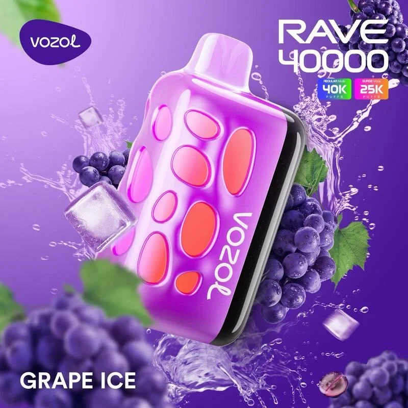 Vozol Rave 40000 40K Puffs Wiederaufladbares Einweg Kit - 💥 Nehme 4 Zahle NUR 3! + Ab einem Einkauf von 100€ 2 Mystery Gratis💥