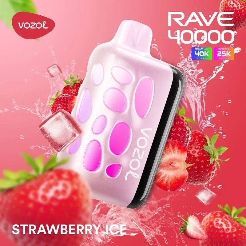 Vozol Rave 40000 40K Puffs Wiederaufladbares Einweg Kit - 💥 Nehme 4 Zahle NUR 3! + Ab einem Einkauf von 100€ 2 Mystery Gratis💥