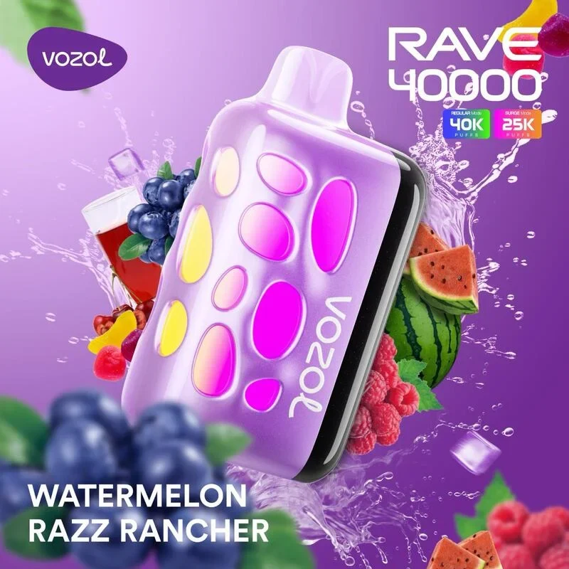 Vozol Rave 40000 40K Puffs Wiederaufladbares Einweg Kit - 💥 Nehme 4 Zahle NUR 3! + Ab einem Einkauf von 100€ 2 Mystery Gratis💥