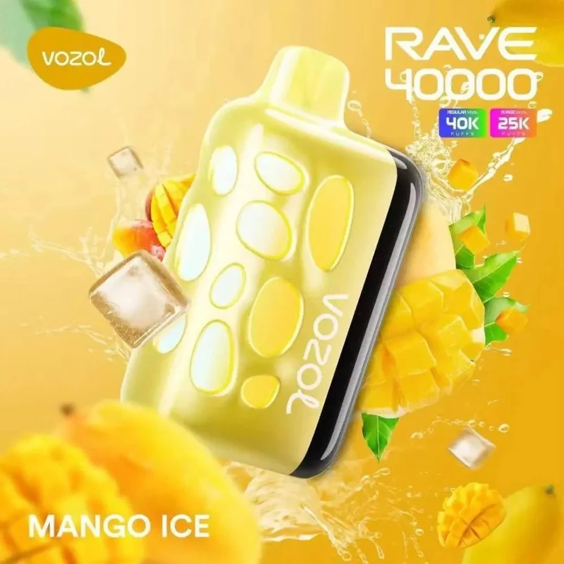 Vozol Rave 40000 40K Puffs Wiederaufladbares Einweg Kit - 💥 Nehme 4 Zahle NUR 3! + Ab einem Einkauf von 100€ 2 Mystery Gratis💥