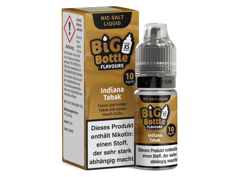 Big Bottle Indiana Tabak Nikotinsalz Liquid