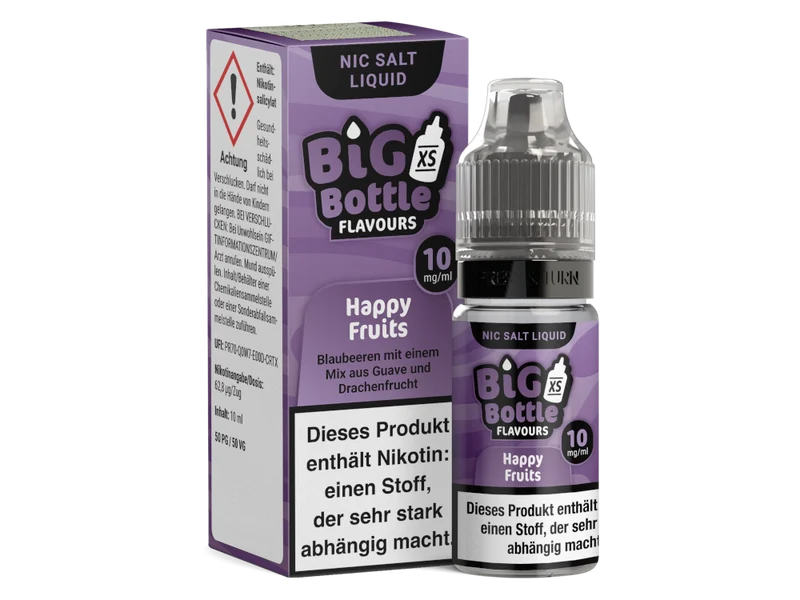 Big Bottle Happy Fruits Nikotinsalz Liquid