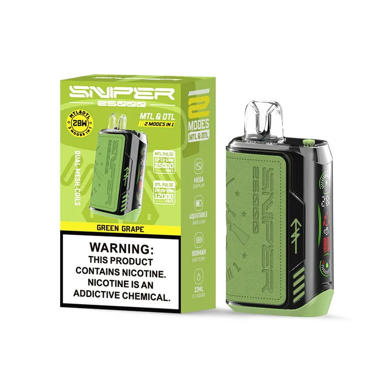 Vapmod Sniper 25000 Puffs Wiederaufladbares Einweg Kit