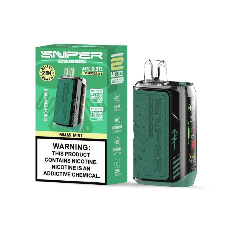Vapmod Sniper 25000 Puffs Wiederaufladbares Einweg Kit