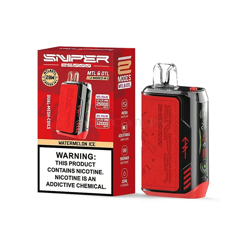 Vapmod Sniper 25000 Puffs Wiederaufladbares Einweg Kit