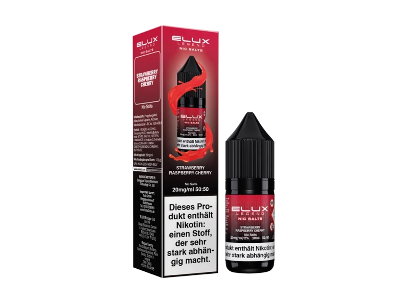 Elux Strawberry Raspberry Cherry Nikotinsalz Liquid