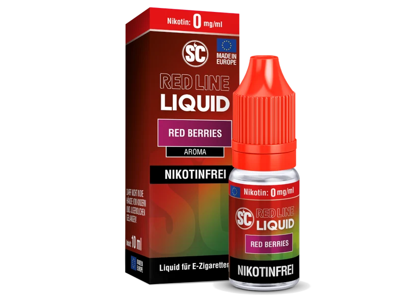 SC - Red Line - Red Berries V2 - 10ml Fertigliquid (Nikotinfrei/Nikotinsalz)