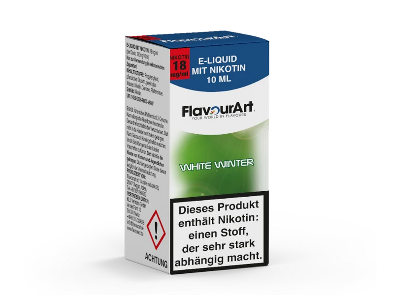 FlavourArt - White Winter - 10ml Fertigliquid (Nikotin)