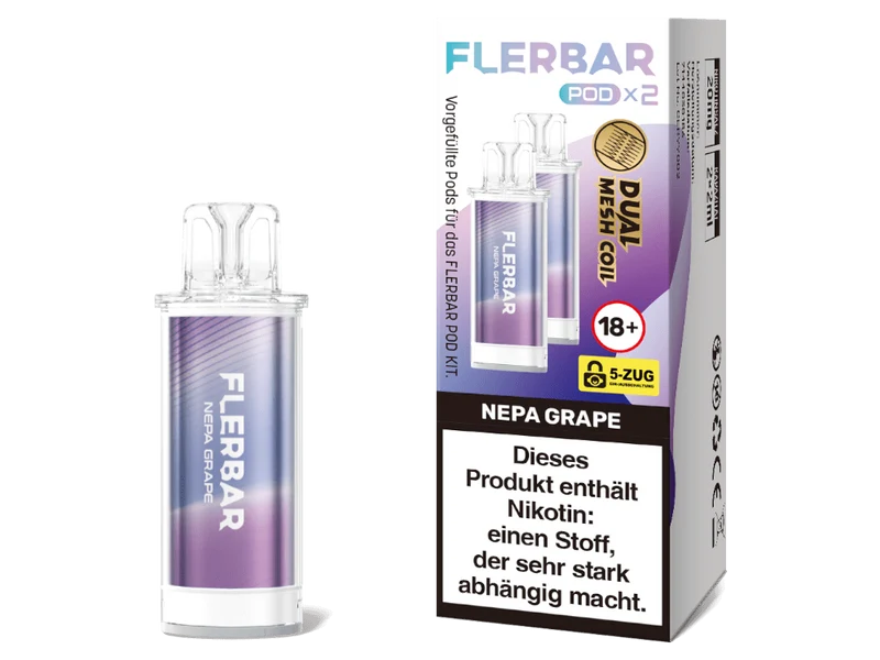 Flerbar - POD - 2ml Prefilled Pods (2 Stück)