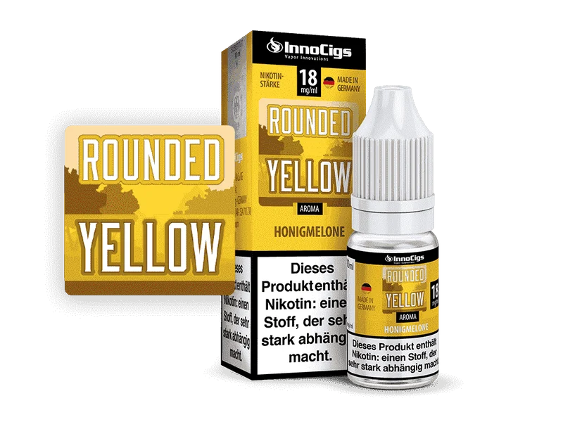 InnoCigs Rounded Yellow Honigmelonen Aroma Liquid