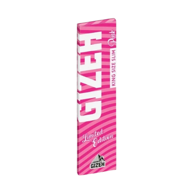 GIZEH - King Size Slim - Pink (34 Leaves per Pack)