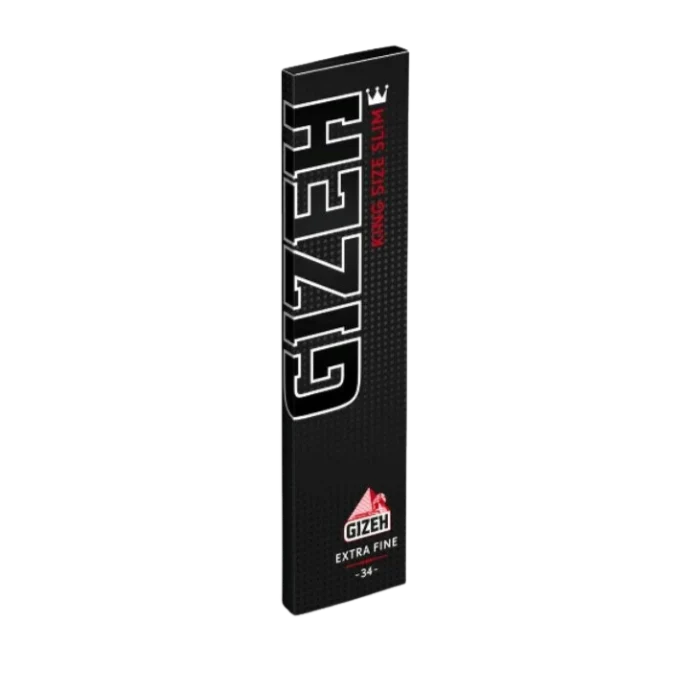 GIZEH - King Size Slim - Black