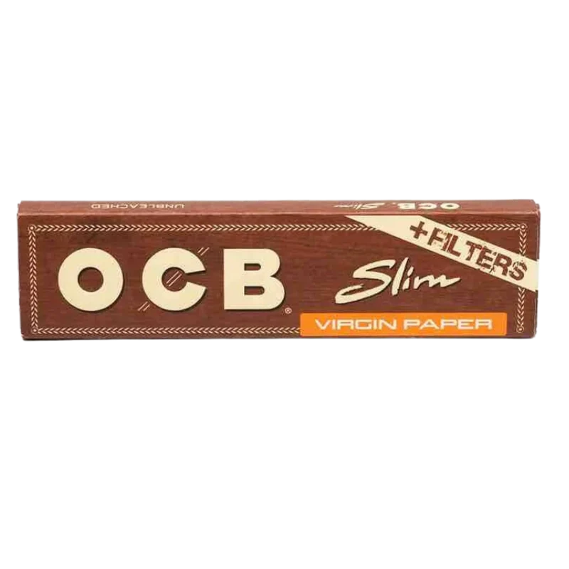 OCB - Virgin Slim Unbleached +Tips