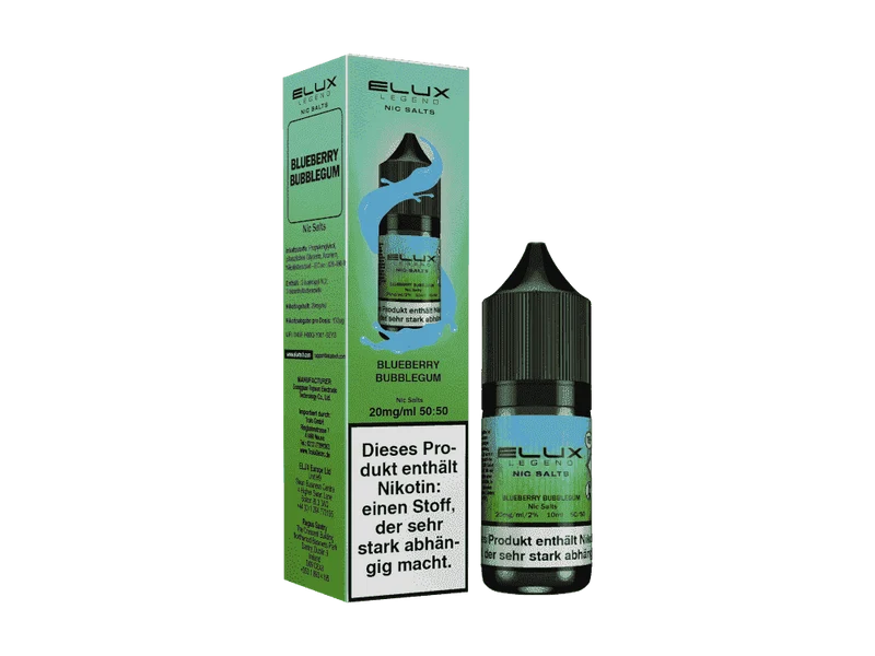 Elux Blueberry Bubblegum Nikotinsalz Liquid