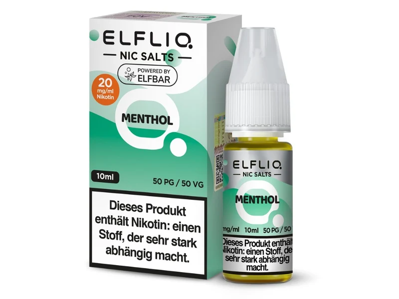 ELFLIQ Menthol Nikotinsalz Liquid – 10ml E-Liquid mit 10mg/20mg Nikotin