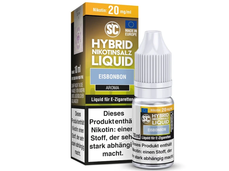 SC Eisbonbon Hybrid Nikotinsalz Liquid – 10ml E-Liquid für E-Zigaretten