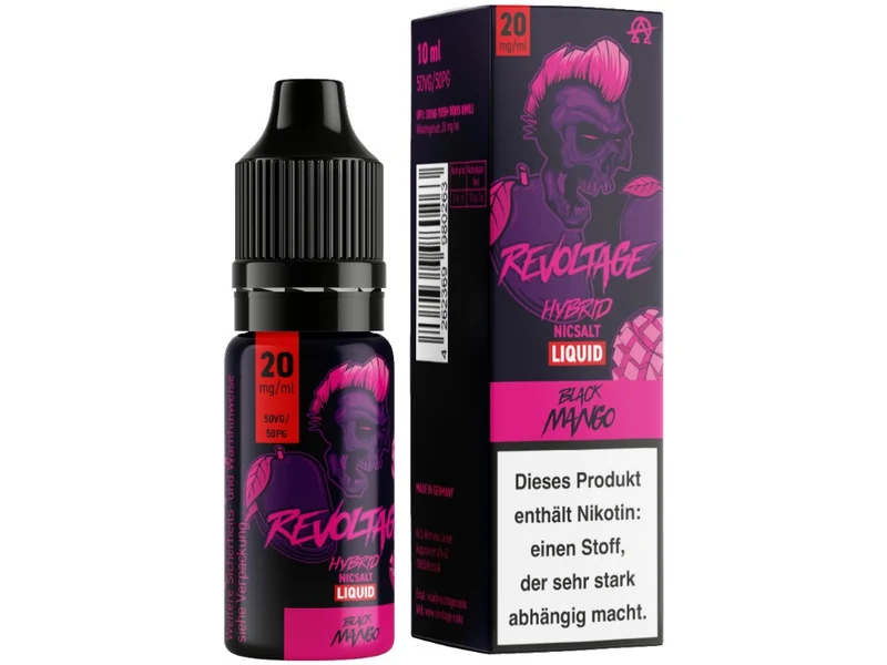 Revoltage - Hybrid Nikotinsalz Liquid - Black Mango