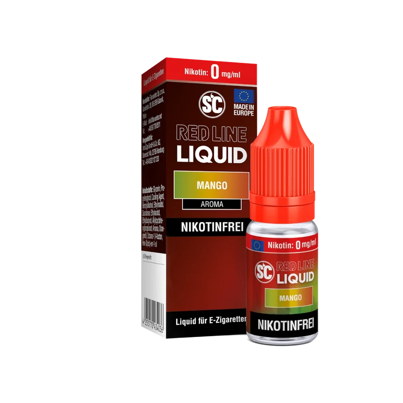 SC Red Line Mango Nikotinsalz Liquid – Fruchtiges E-Liquid mit Frische