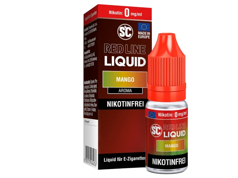 SC Red Line Mango Nikotinsalz Liquid – Fruchtiges E-Liquid mit Frische
