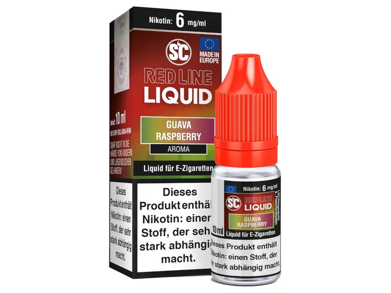 SC Red Line Guava Raspberry Liquid – Fruchtiges Nikotinsalz Aroma 10 ml