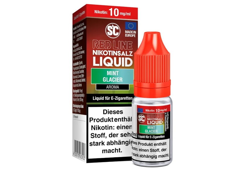 SC Red Line Mint Glacier Nikotinsalz Liquid – Minze & Frische 10ml