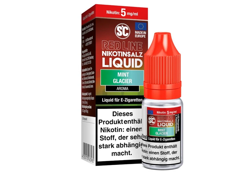 SC Red Line Mint Glacier Nikotinsalz Liquid – Minze & Frische 10ml