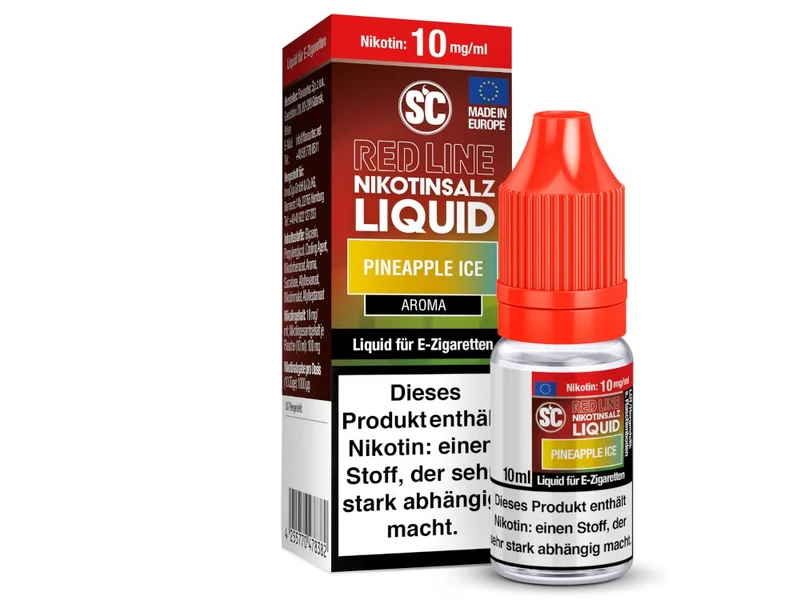 SC Red Line Pineapple Ice Nikotinsalz Liquid – 10 ml