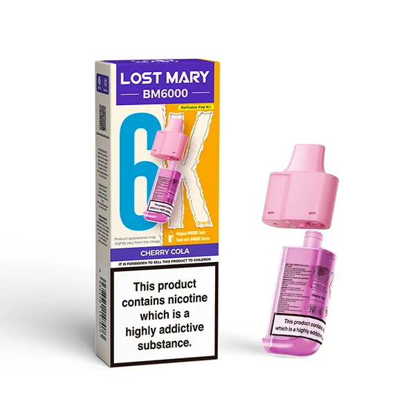 Lost Mary BM6000 Prefilled Pods – Cherry Cola – 20mg/ml