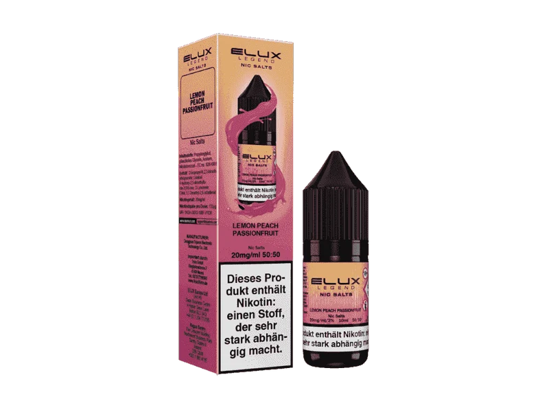 Elux Lemon Peach Passion Nikotinsalz Liquid