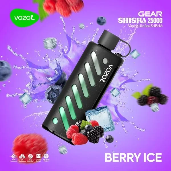 Vozol GEAR SHISHA 25000 Puffs Einweg Kit - 💥 Nehme 5 Zahle NUR 4! + Ab einem Einkauf von 100€ 2 Mystery Gratis💥