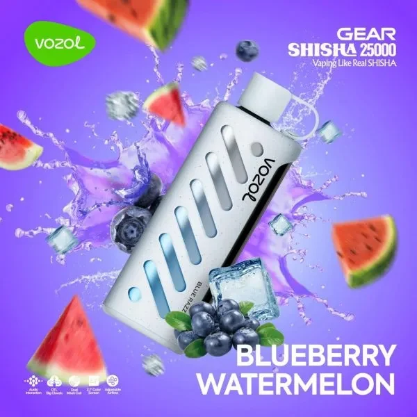 Vozol GEAR SHISHA 25000 Puffs Einweg Kit - 💥 Nehme 5 Zahle NUR 4! + Ab einem Einkauf von 100€ 2 Mystery Gratis💥