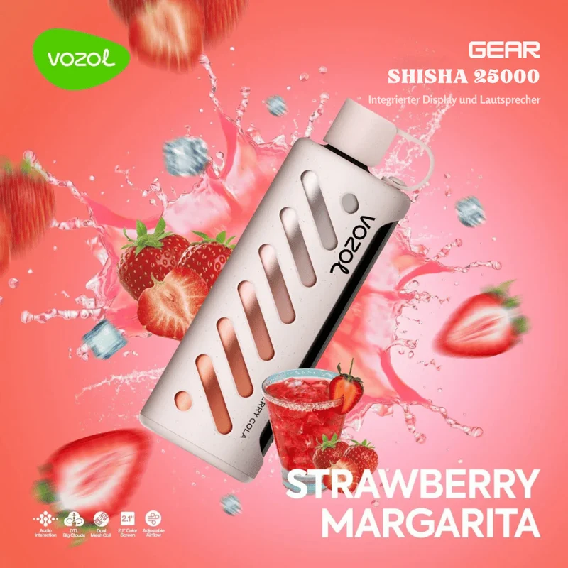 Vozol GEAR SHISHA 25000 Puffs Einweg Kit - 💥 Nehme 5 Zahle NUR 4! + Ab einem Einkauf von 100€ 2 Mystery Gratis💥