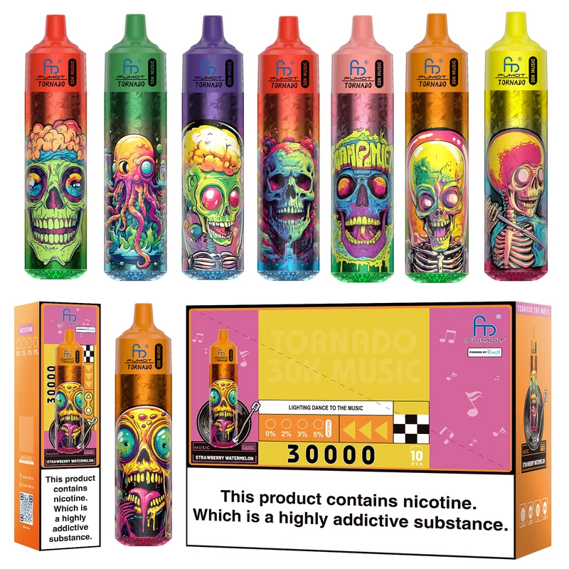 [Clearance Sale] Fumot Randm Tornado 30K Music 30000 Puffs Wiederaufladbares Einweg Kit