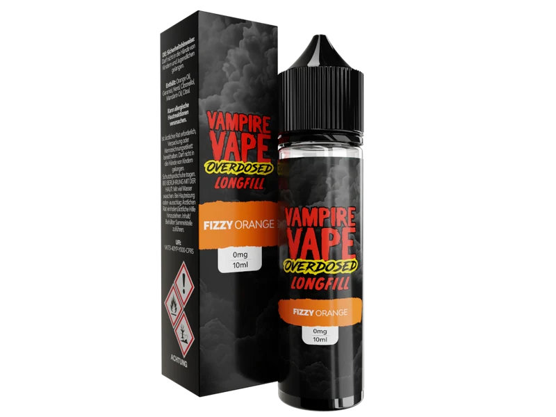Vampire Vape - Overdosed - Fizzy Orange - Longfill Aroma 10ml (60ml Flasche)