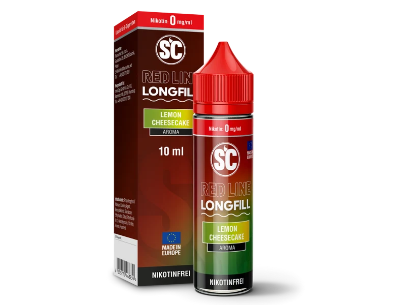 SC - Red Line - Lemon Cheesecake - Longfill Aroma 10ml (60ml Flasche)