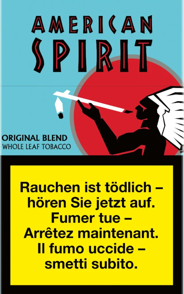 American Spirit Blue Box