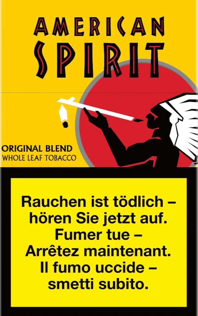 American Spirit Yellow Box