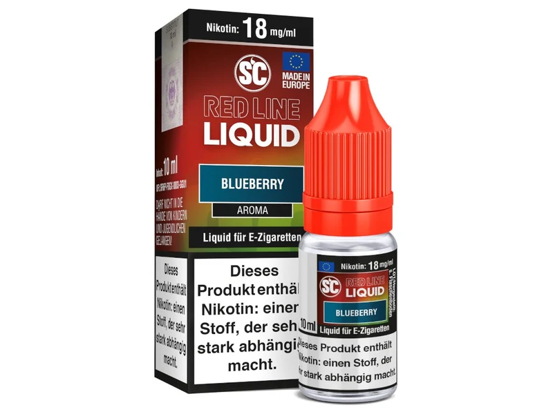 SC Red Line Blueberry Liquid – Blaubeere & Ice E-Zigarette Liquid 10ml