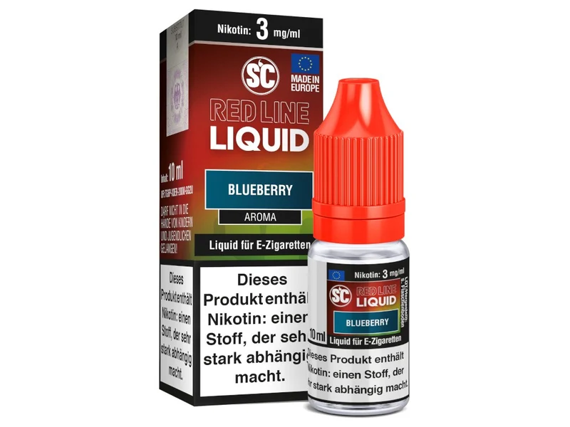 SC Red Line Blueberry Liquid – Blaubeere & Ice E-Zigarette Liquid 10ml