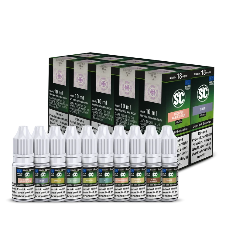 Gourmet Probierbox E-Zigaretten Liquid