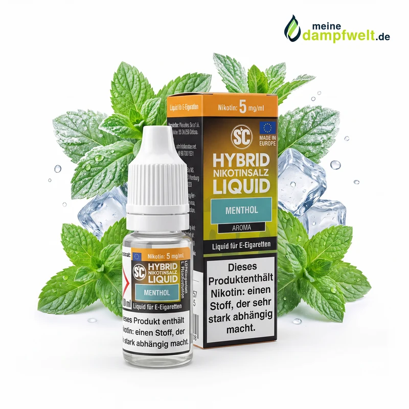SC Menthol Hybrid Nikotinsalz Liquid - 10ml E-Liquid für E-Zigaretten